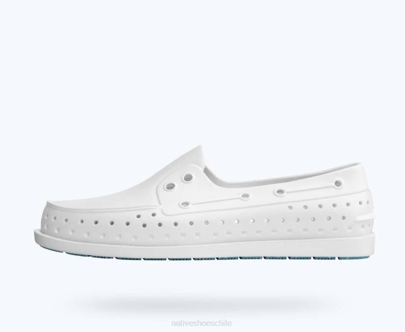 Native Shoes hombres calzado concha blanca/caucho moteado surfista H2DZ42 howard sugarlite