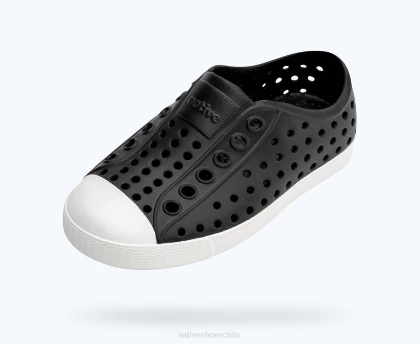 Native Shoes niños calzado Jiffy negro/blanco concha H2DZ189 jefferson