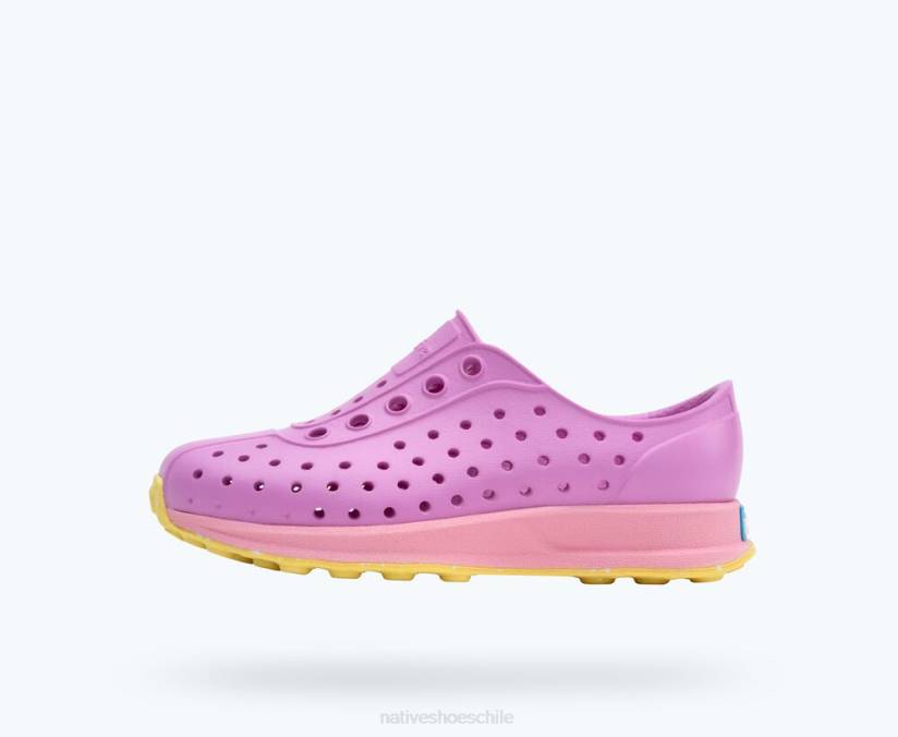Native Shoes niños calzado Rosa Winterberry/Rosa princesa/Goma moteada de la mañana H2DZ201 robbie sugarlite