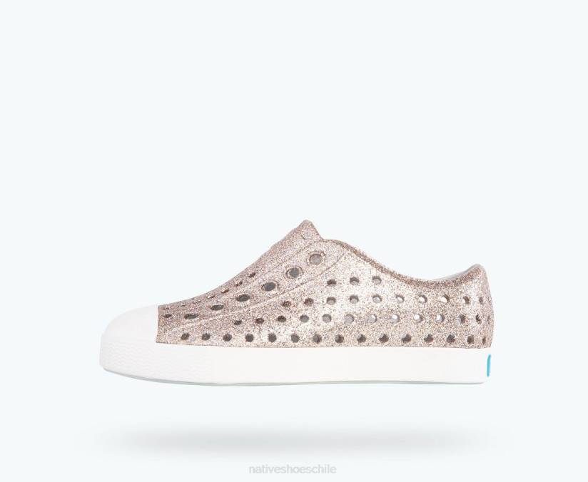 metal bling/concha blanca