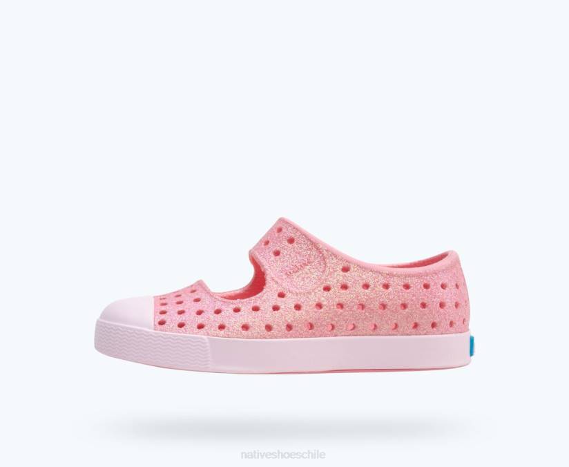 Native Shoes niños calzado princesa bling/rosa leche H2DZ233 jefferson enebro bling