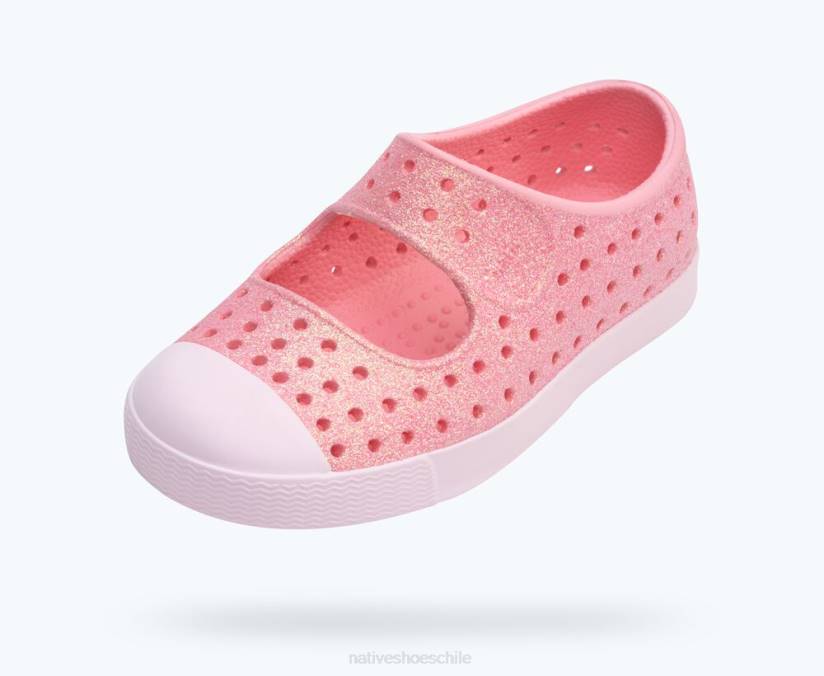 Native Shoes niños calzado princesa bling/rosa leche H2DZ233 jefferson enebro bling